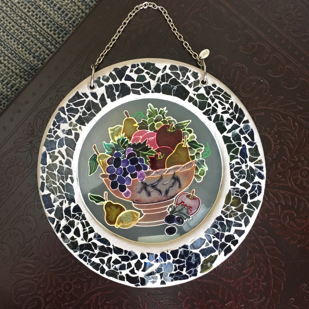 Handpainted Amia Denver Co Wall Decor Bowl Fruit